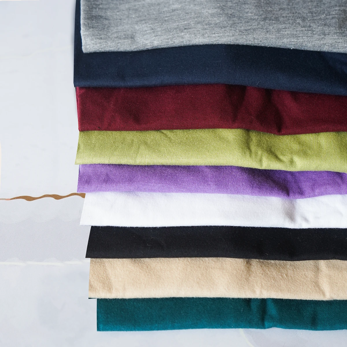 تیشرت ساده زرشکی مردانه مدل Vala