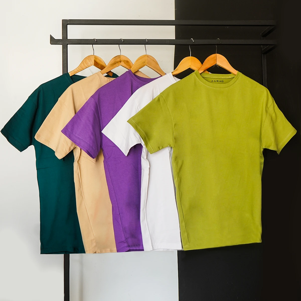 تیشرت ساده سرمه ای مردانه مدل Vala