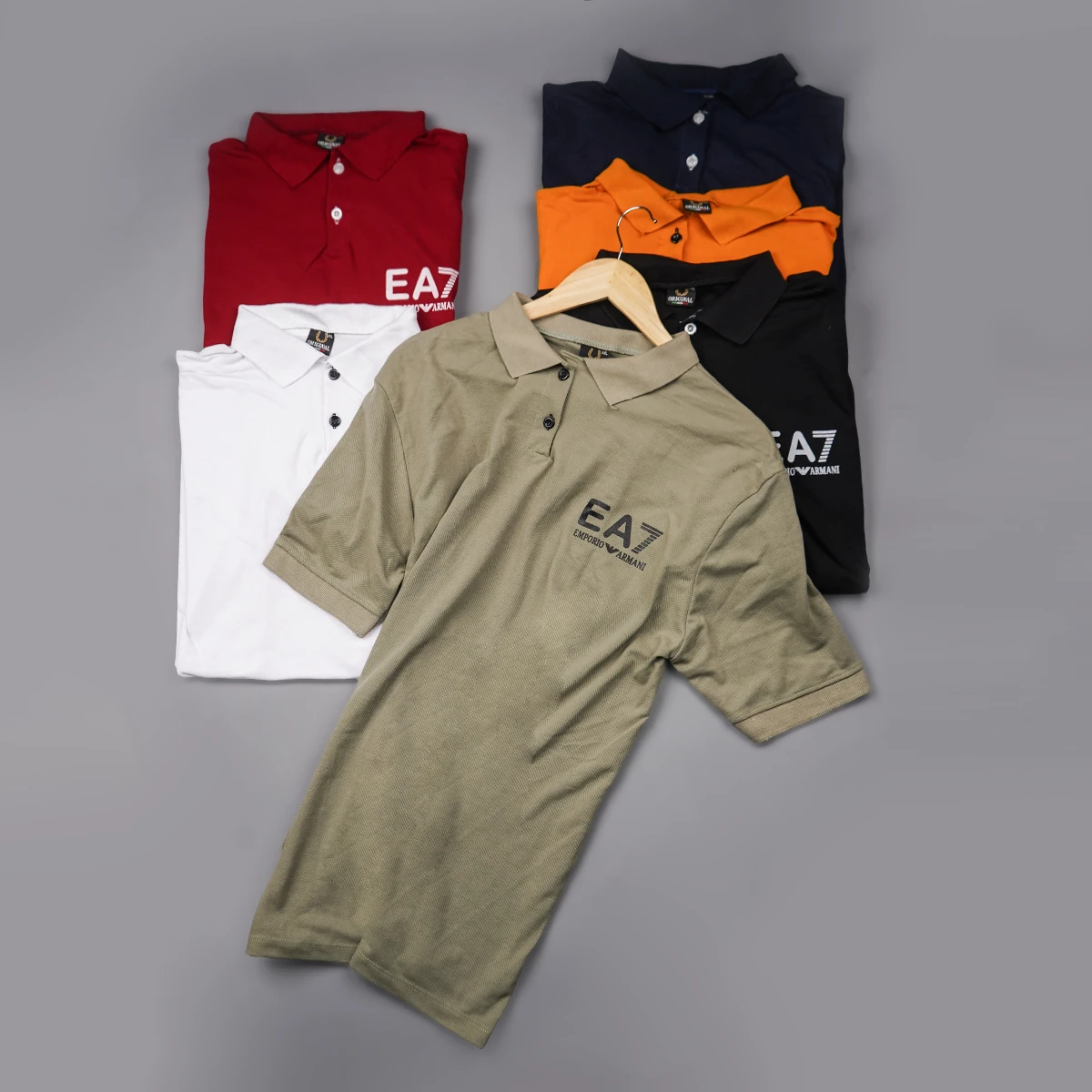 تیشرت سفید مردانه EA7 مدل Nitan