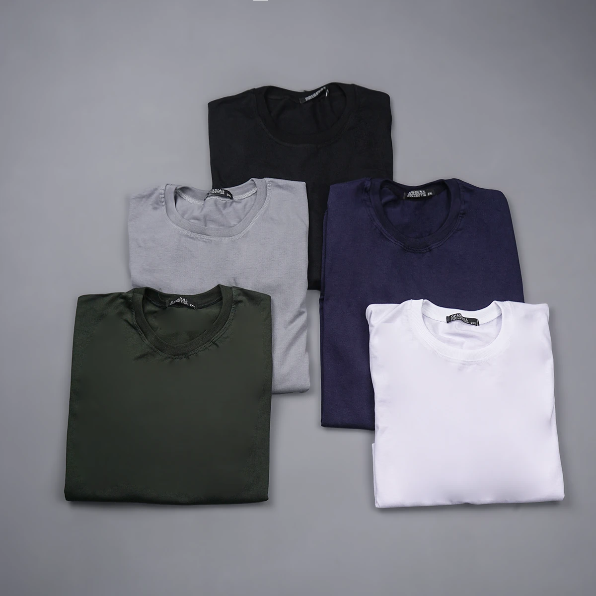 تیشرت ساده طوسی مردانه مدل Edvan