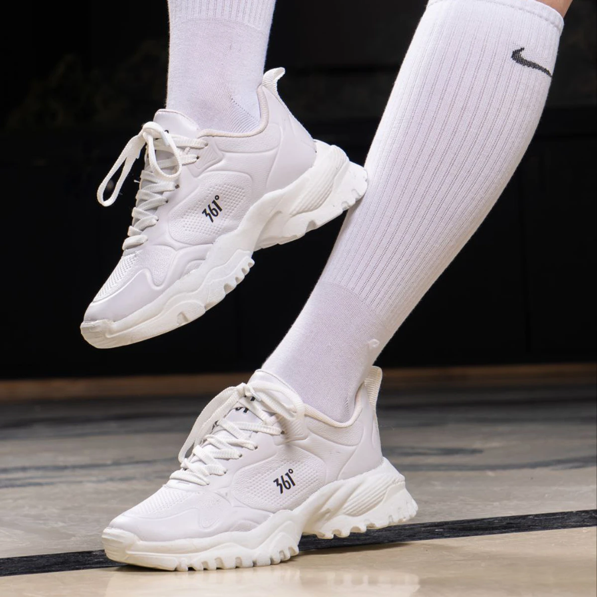 کفش ورزشی دخترانه361 سفید مدل BELLA