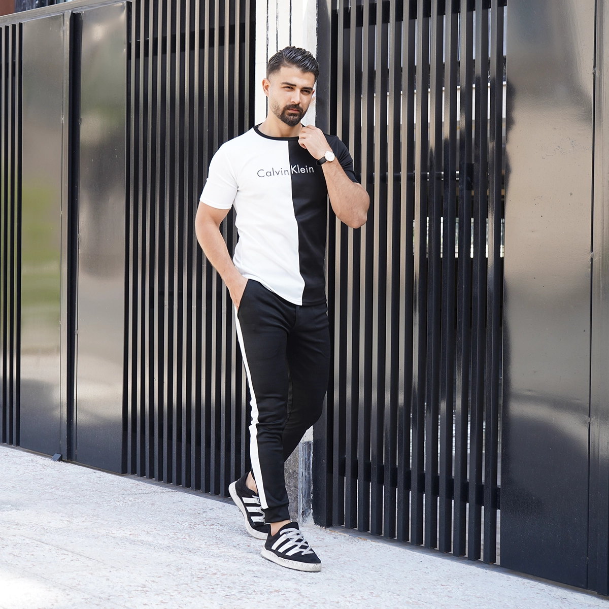 ست تیشرت شلوار مردانه مدل calvin Klein