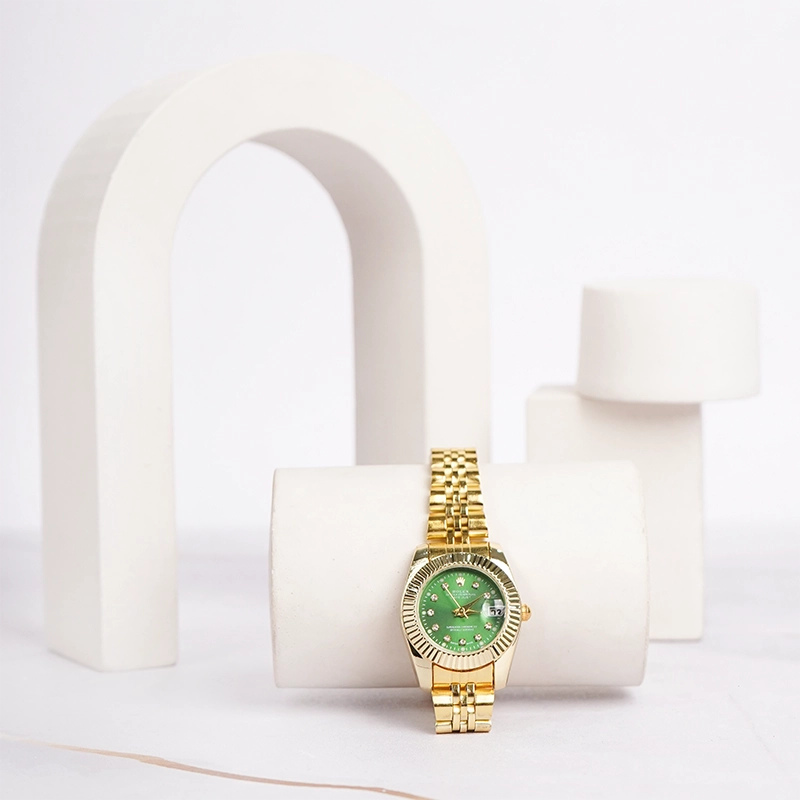 ساعت Rolex زنانه صفحه سبز مدل R12