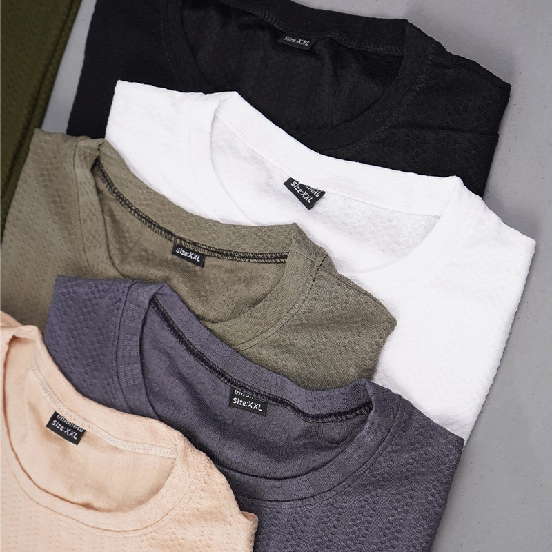 تیشرت زیتونی مردانه مدلBehnam