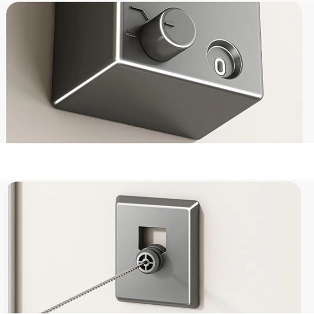 بند رخت فلزی دیواری