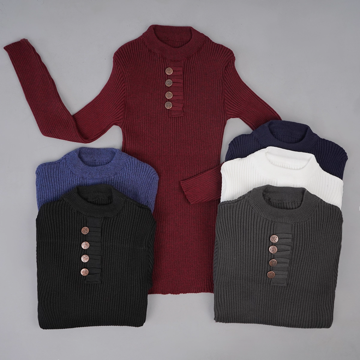 بافت مردانه سفید مدل دکمه ای