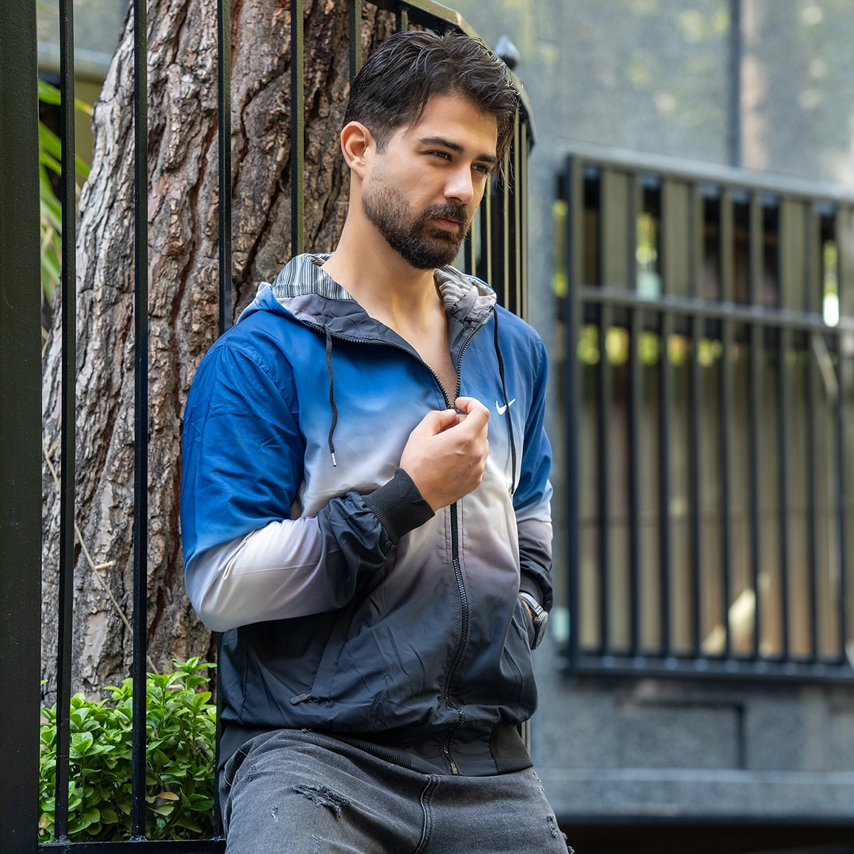 کاپشن نایک مردانه آبی مدل Savino