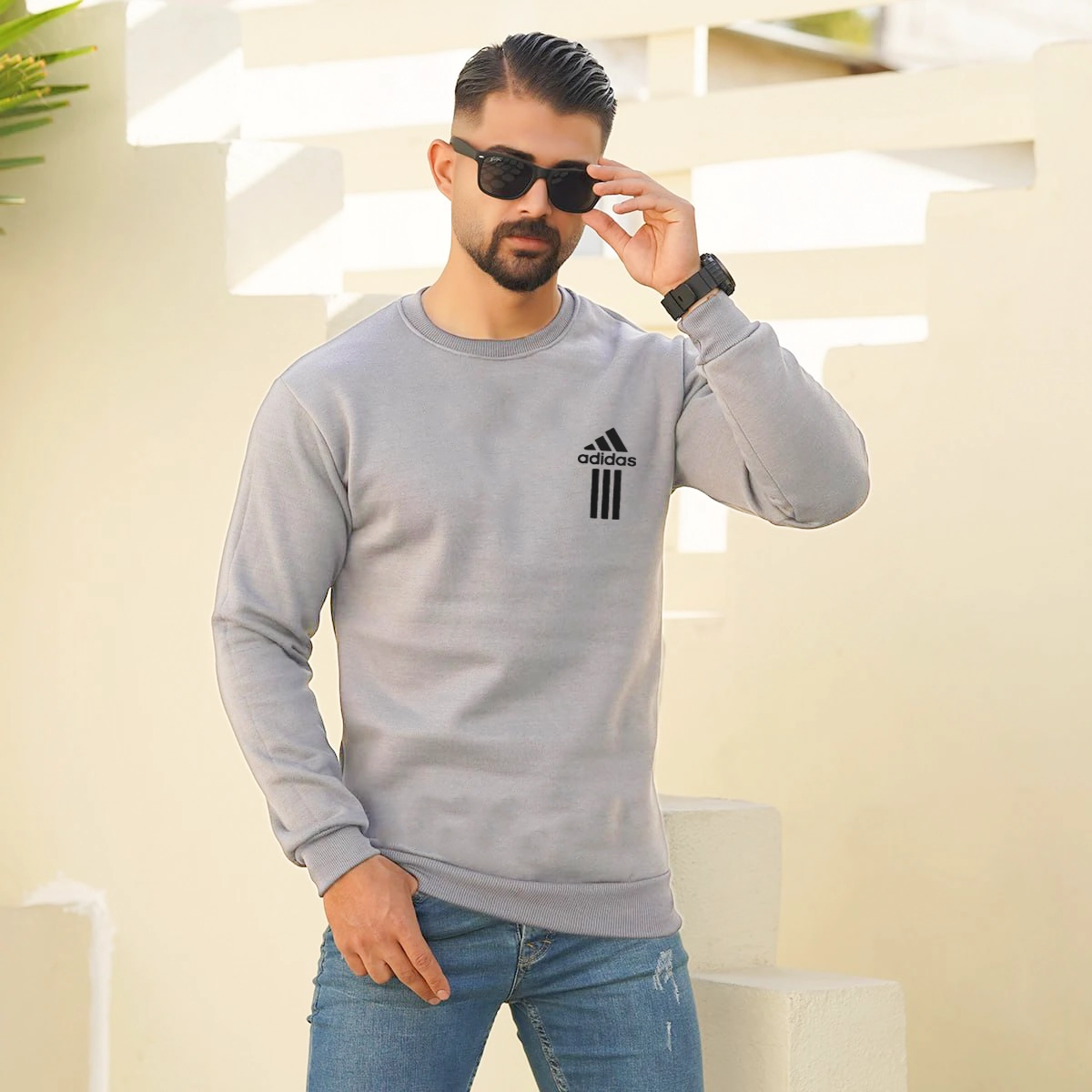 دورس آدیداس طوسی ساده مردانه مدل SOREN