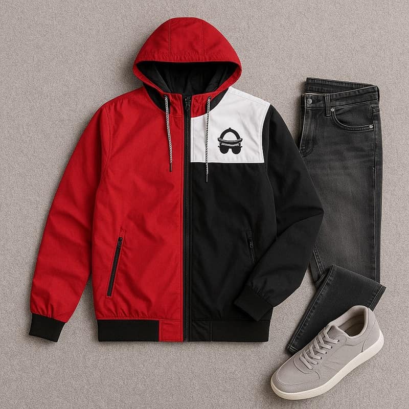 کاپشن مردانه قرمز مدل Adidas Yeezy