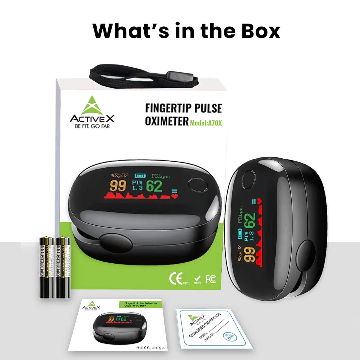 پالس اکسیمتر (اکسیژن سنج) دیجیتال SMH-01