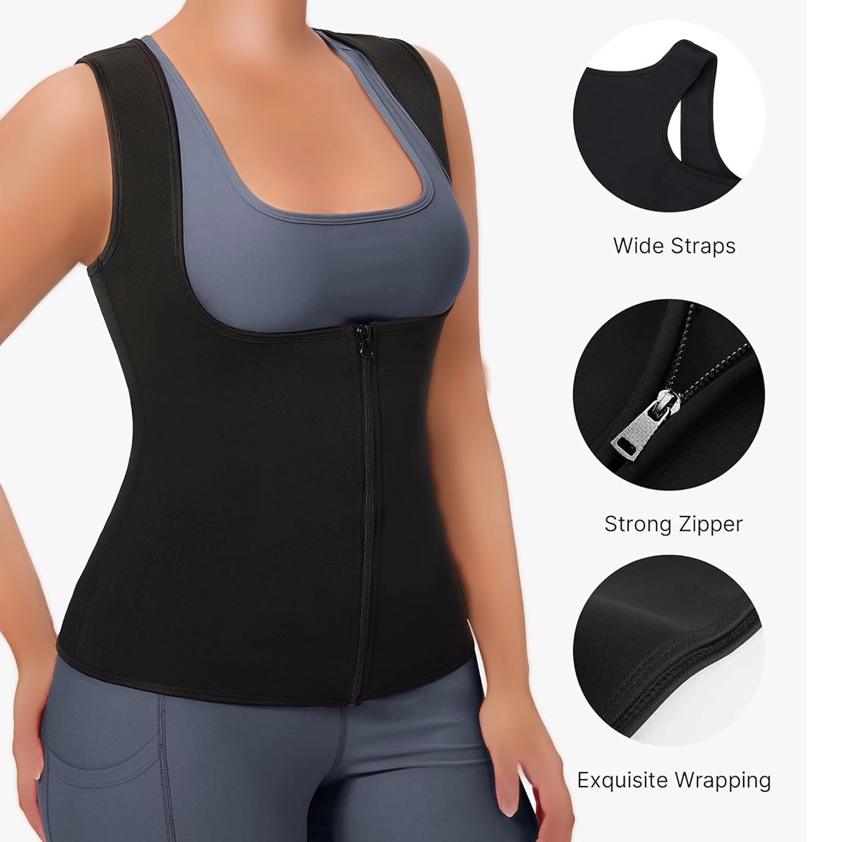 تاپ لاغری ساعت شنی زیپ دار