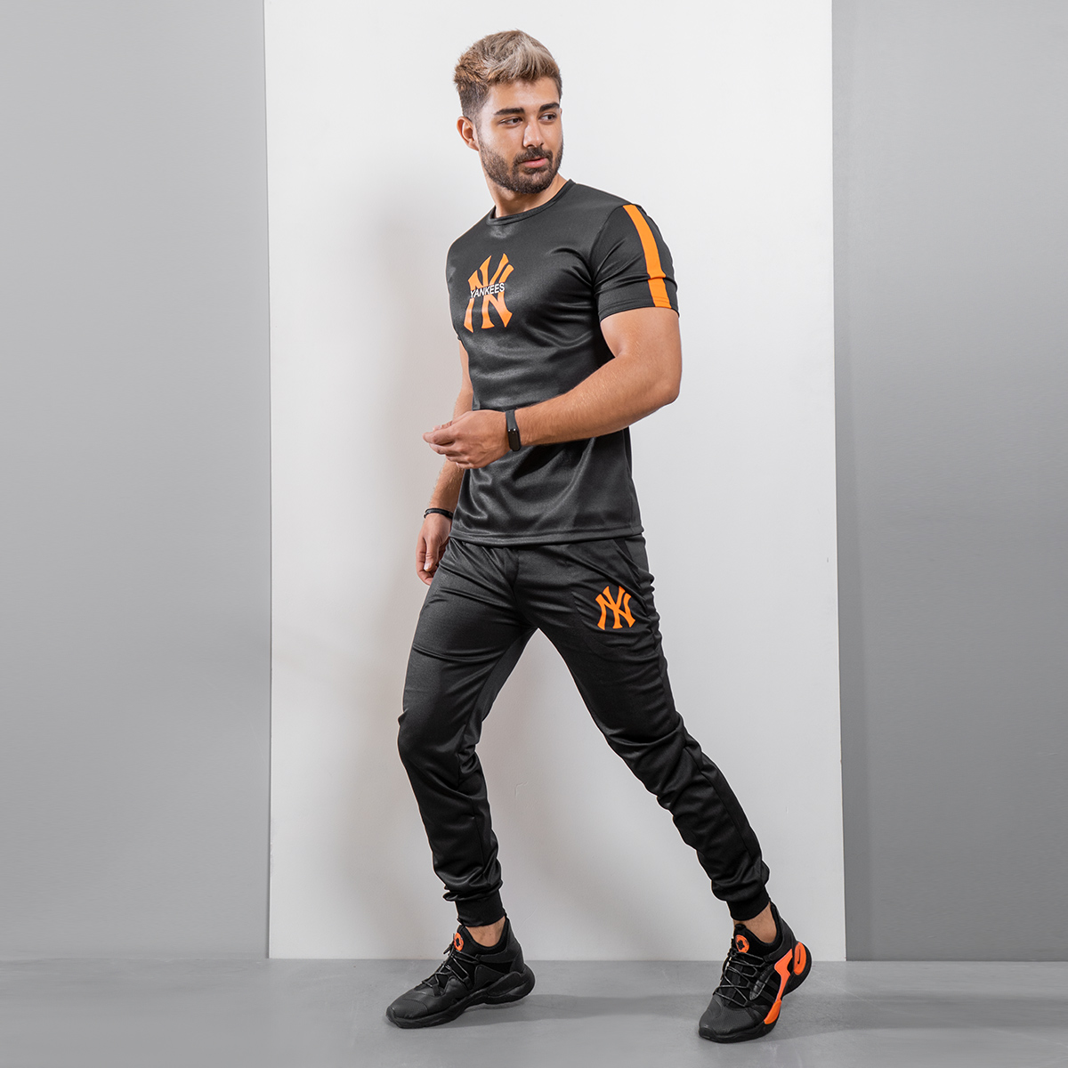 ست تیشرت شلوارYankees مردانه مدل Nayan