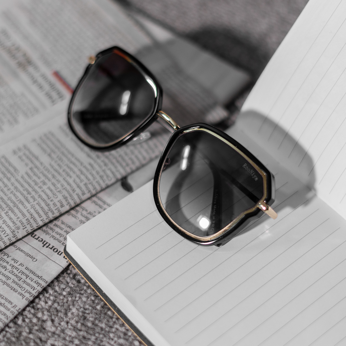 عینک آفتابی زنانه دودی Rooniya مدل Gita