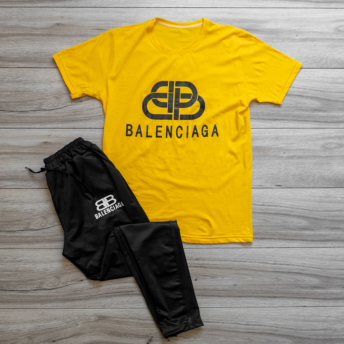 ست تیشرت شلوار Balenciaga مردانه مدل Petino