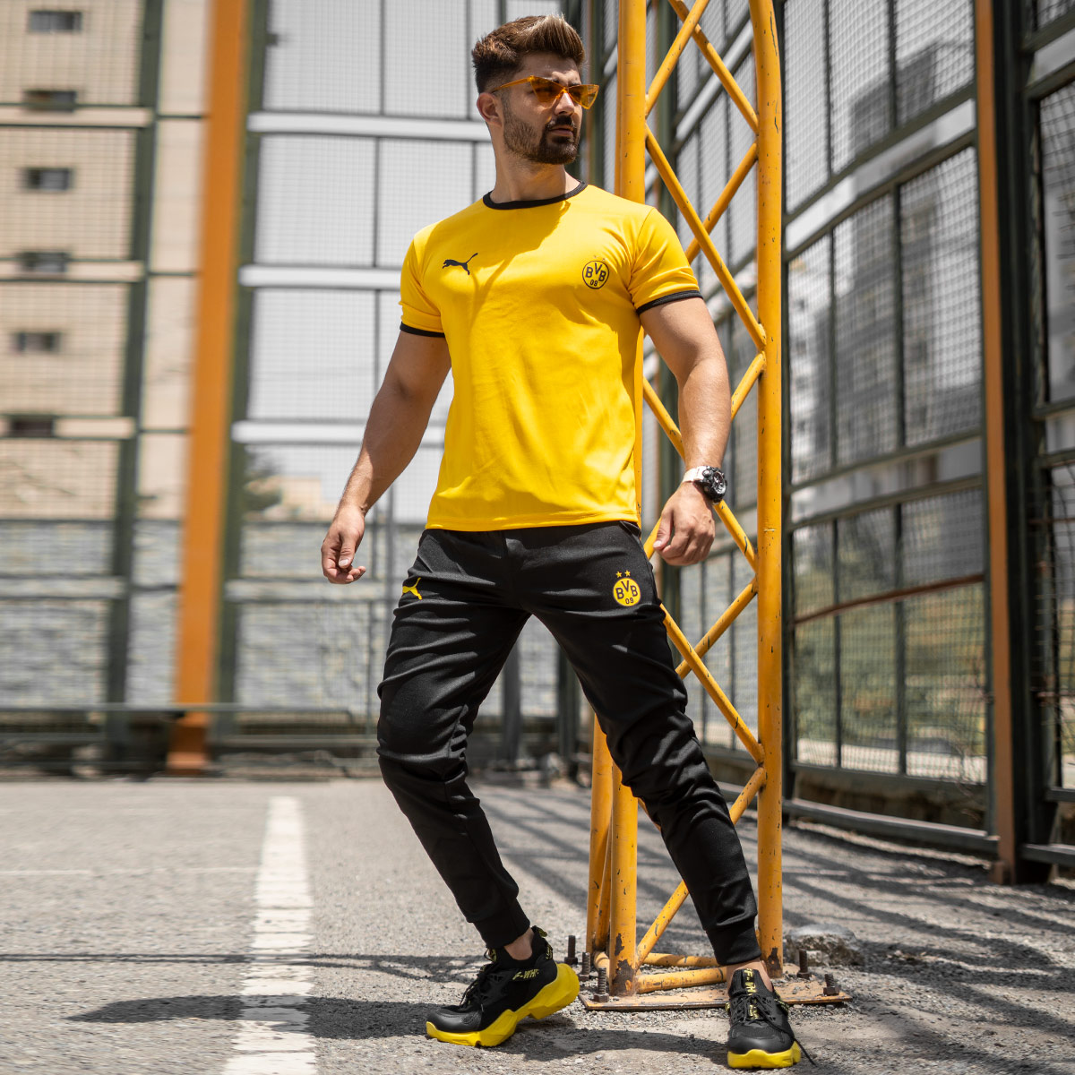 ست تیشرت شلوار دورتموند مردانه مدل Kaveh