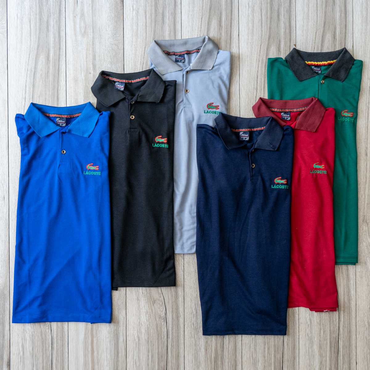 تیشرت Lacoste مردانه زرشکی مدل Casio