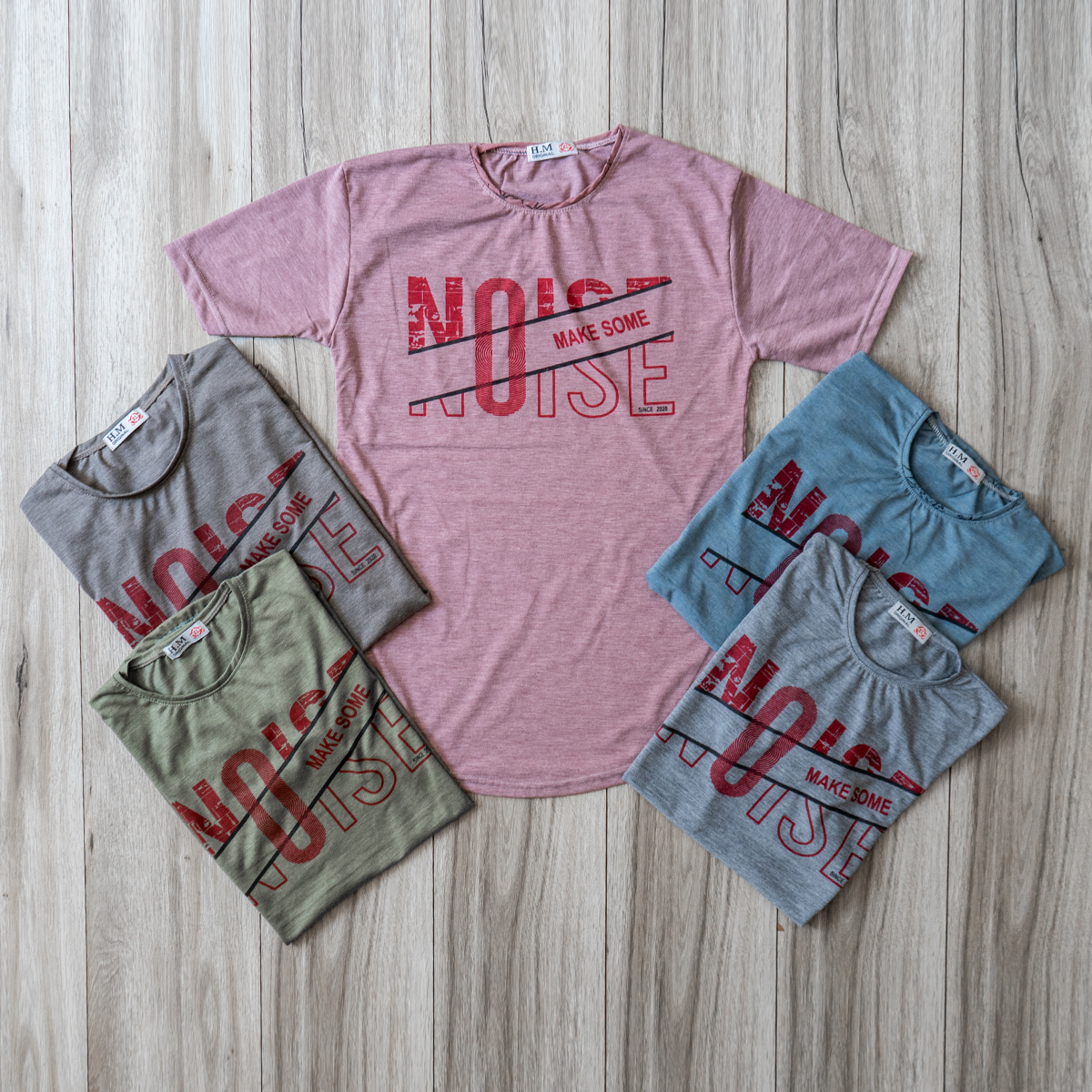 تیشرت NOISE مردانه خاکی مدل Otis