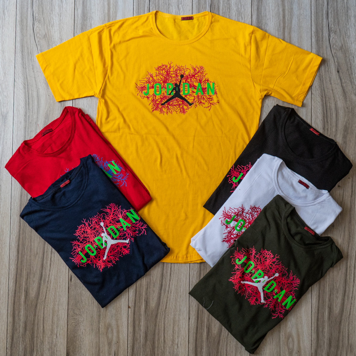 تیشرت Jordan مردانه زرد مدل SAMSEN