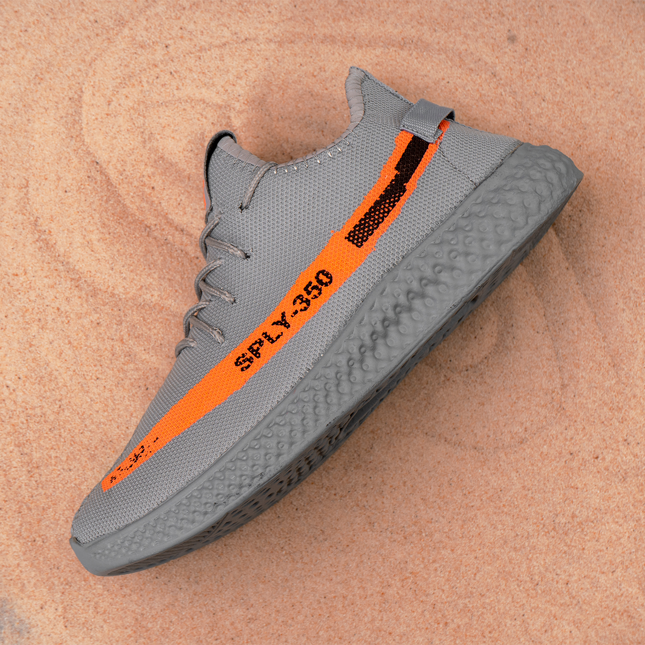 کفش ورزشی Sply 350 مردانه طوسی نارنجی مدلYogi