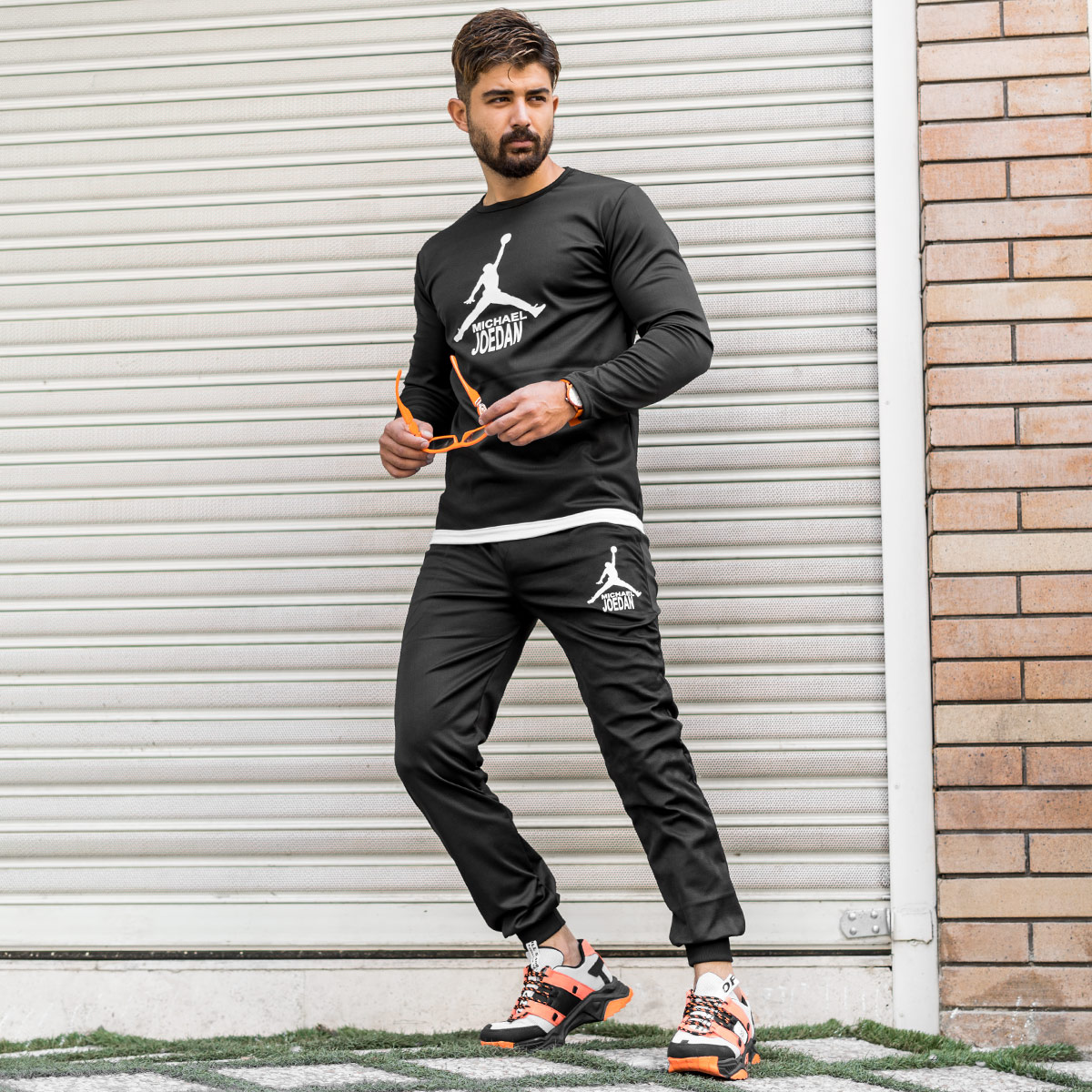 ست آستین بلند شلوار Jordan مردانه مدلJodan