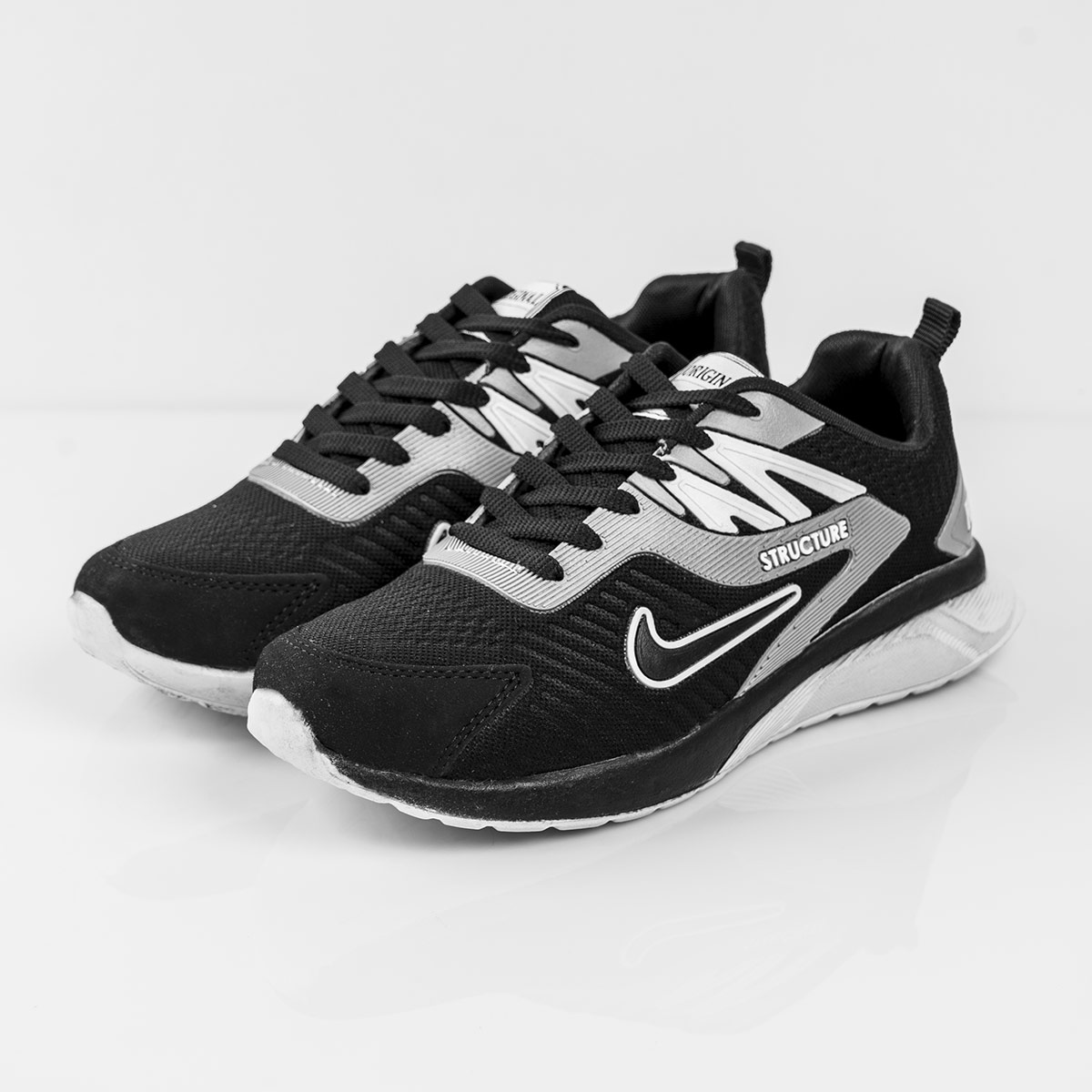 کفش ورزشی Nike Structure مردانه مشکی طوسی مدلZomit