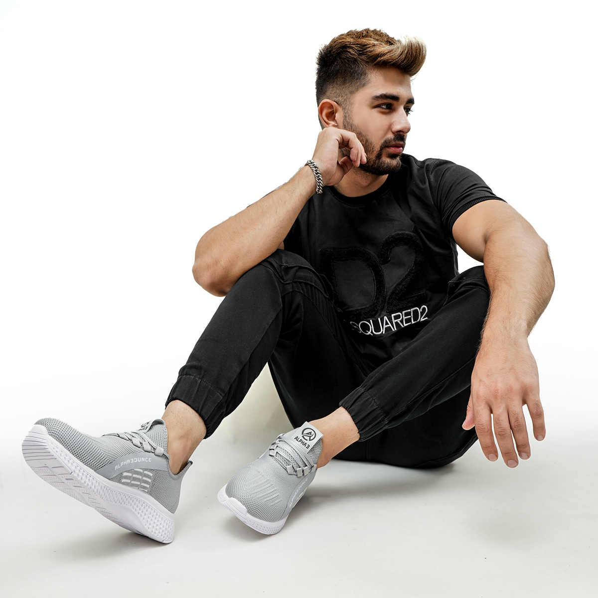 کفش ورزشیALPHABBUNCE مردانه طوسی مدلBeta